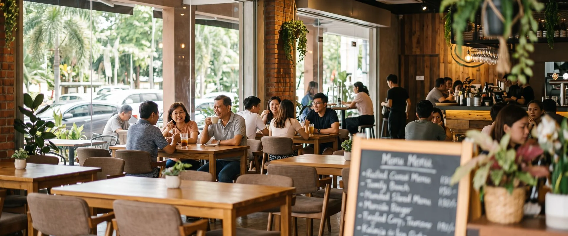 cafe in Taman Kinrara, Puchong